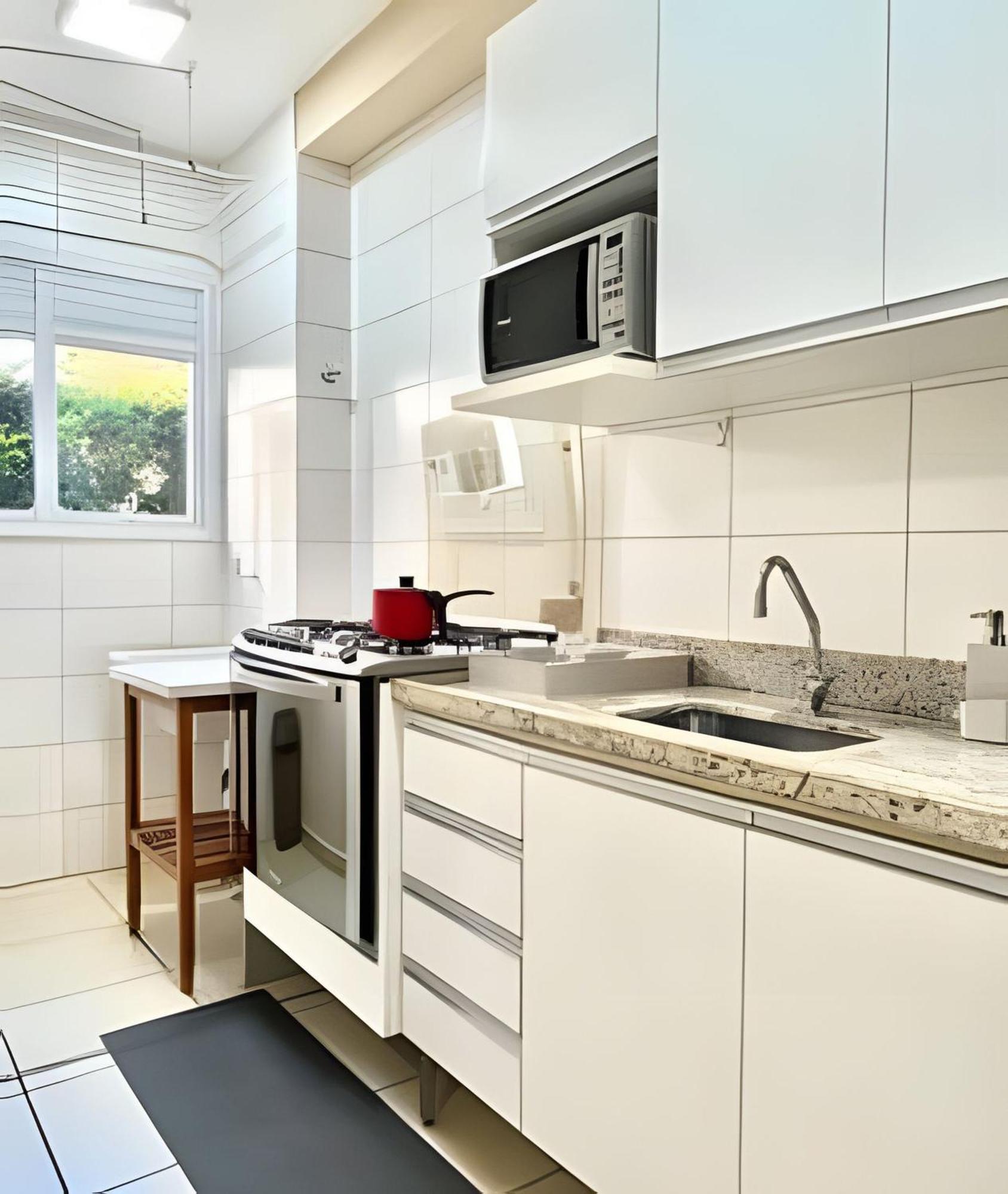Flat Espacoso E Com Quintal Na Zona Sul Apartamento